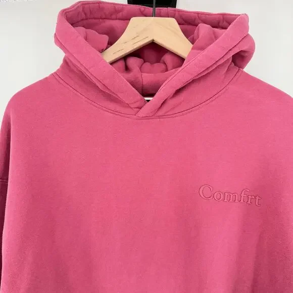 Comfrt Set Berry Minimalist L Hoodie Sweatpants Aesthetic Weighted Loungewear - Picture 4 of 12